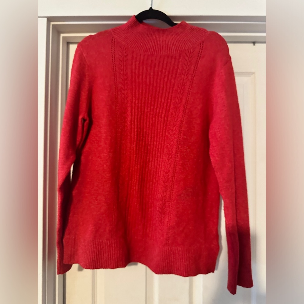 RED OLD NAVY SWEATER NWT MED f